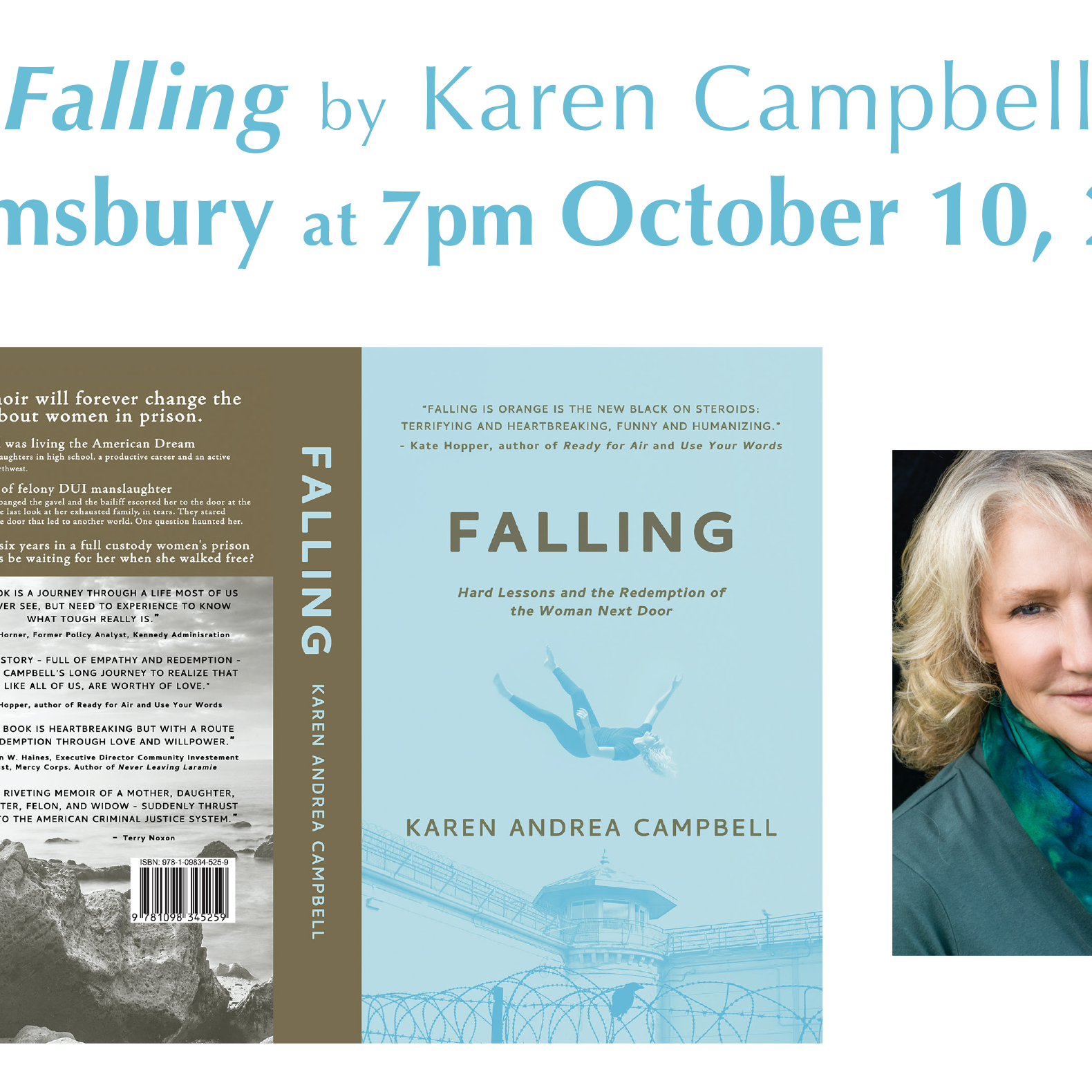 Karen Campbell at Bloomsbury Books
