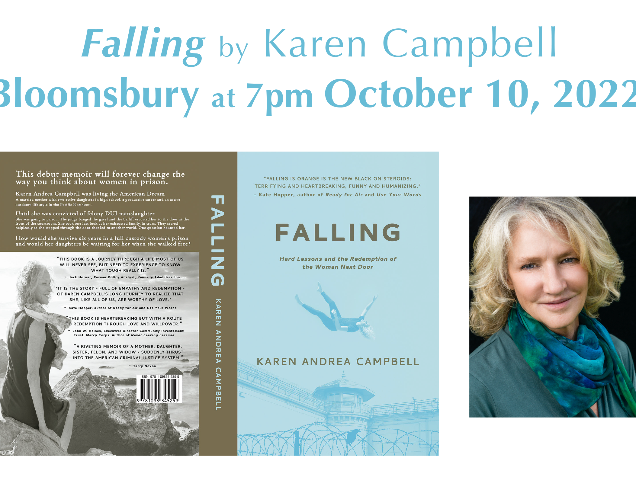 Karen Campbell at Bloomsbury Books